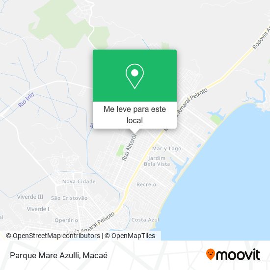 Parque Mare Azulli mapa