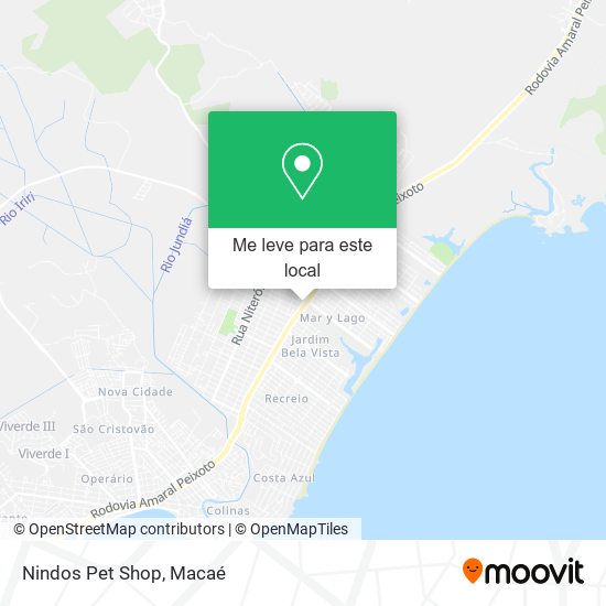 Nindos Pet Shop mapa