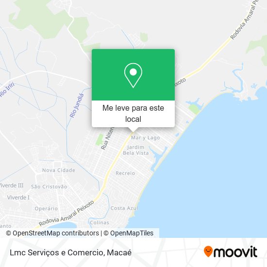 Lmc Serviços e Comercio mapa