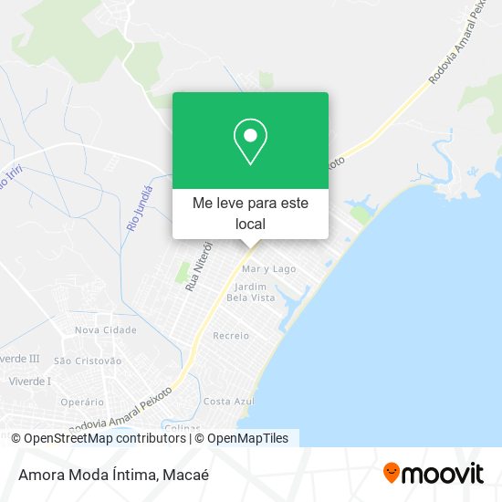 Amora Moda Íntima mapa