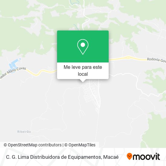 C. G. Lima Distribuidora de Equipamentos mapa