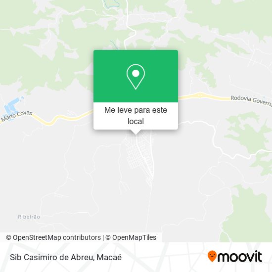 Sib Casimiro de Abreu mapa