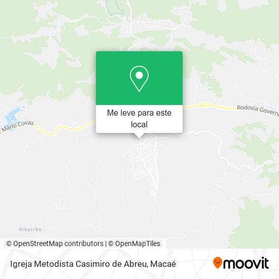 Igreja Metodista Casimiro de Abreu mapa