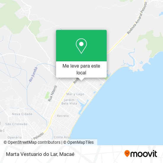 Marta Vestuario do Lar mapa