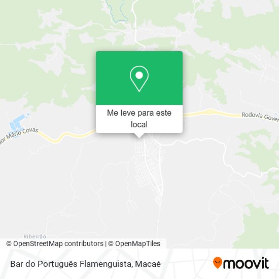 Bar do Português Flamenguista mapa