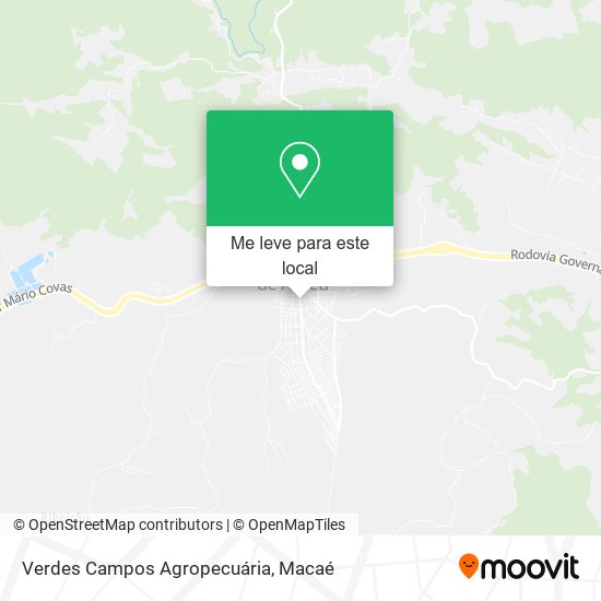 Verdes Campos Agropecuária mapa