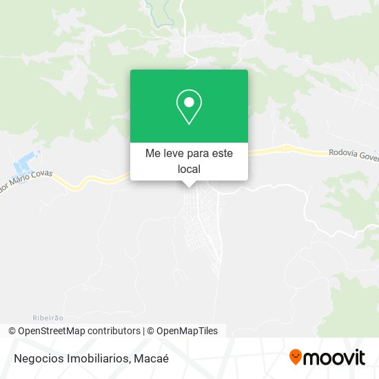 Negocios Imobiliarios mapa