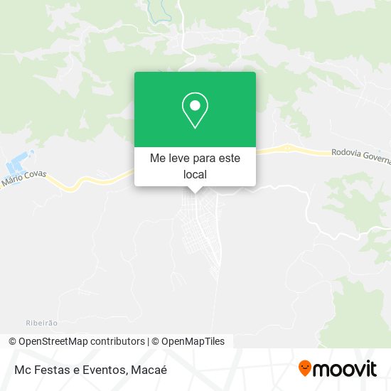 Mc Festas e Eventos mapa