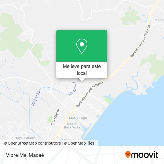 Vibre-Me mapa