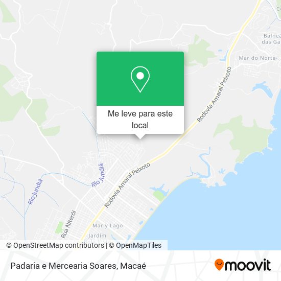 Padaria e Mercearia Soares mapa