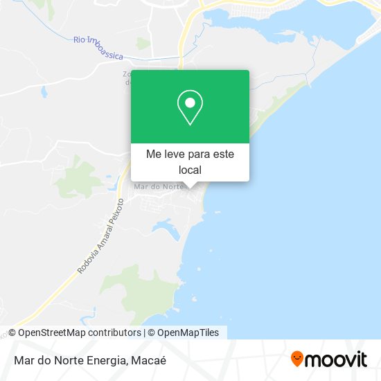 Mar do Norte Energia mapa