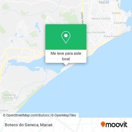 Boteco do Geneca mapa