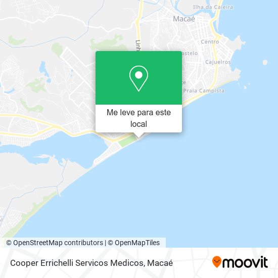 Cooper Errichelli Servicos Medicos mapa