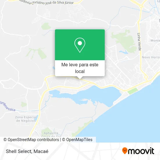 Shell Select mapa