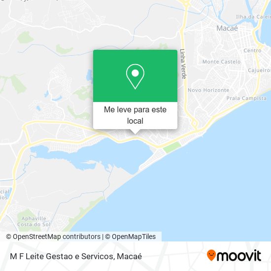 M F Leite Gestao e Servicos mapa