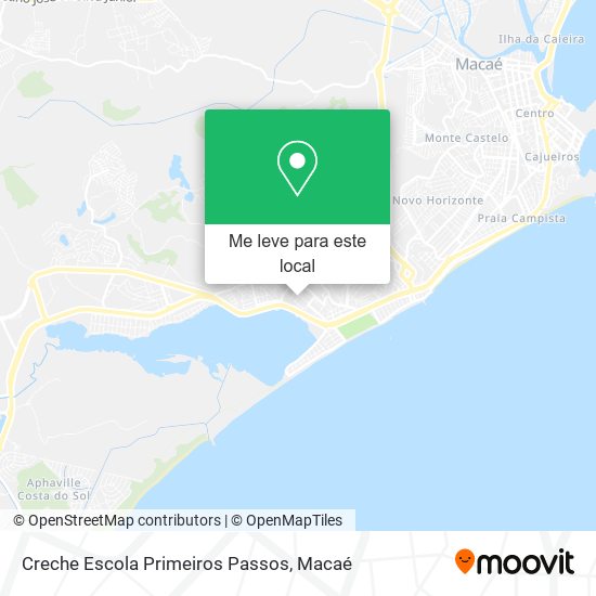 Creche Escola Primeiros Passos mapa