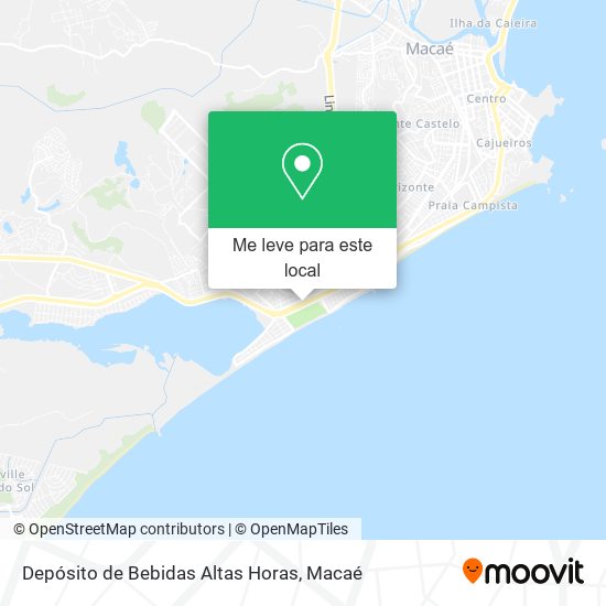 Depósito de Bebidas Altas Horas mapa