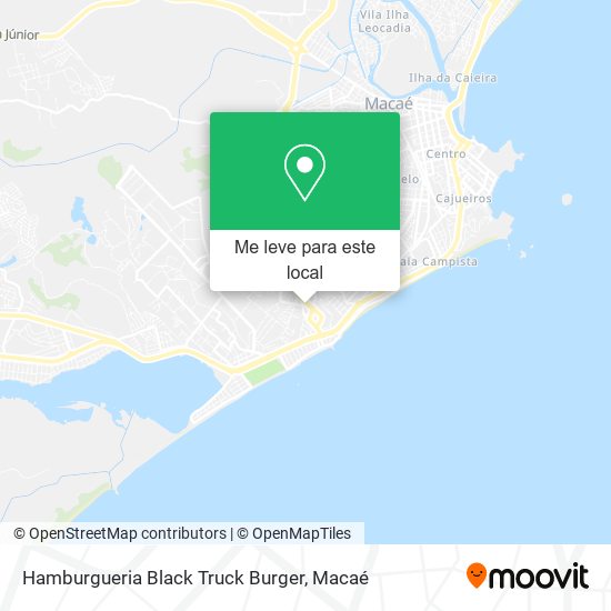 Hamburgueria Black Truck Burger mapa