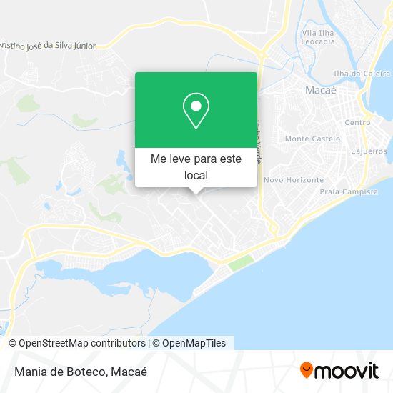 Mania de Boteco mapa