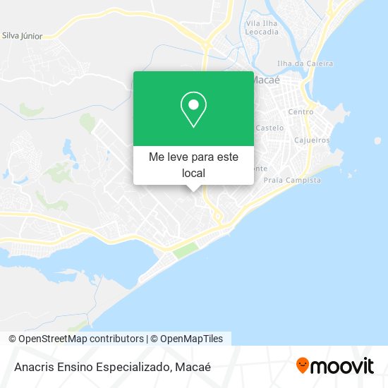Anacris Ensino Especializado mapa