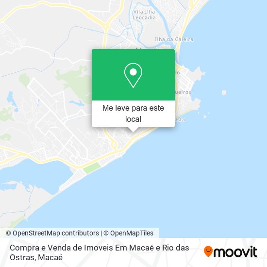 Compra e Venda de Imoveis Em Macaé e Rio das Ostras mapa