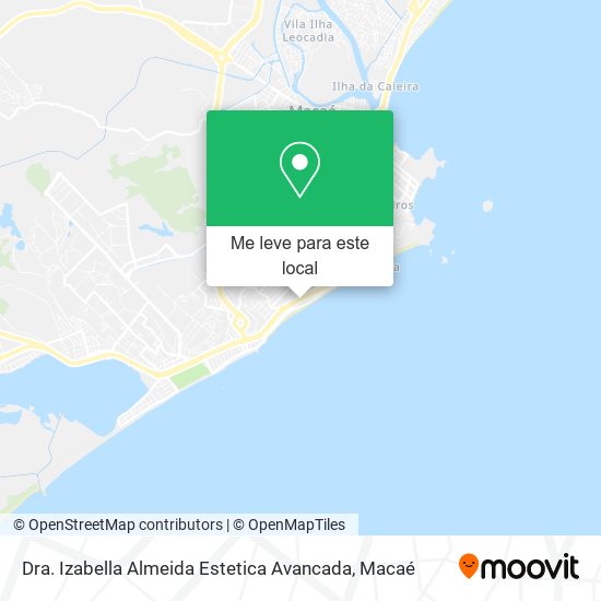 Dra. Izabella Almeida Estetica Avancada mapa