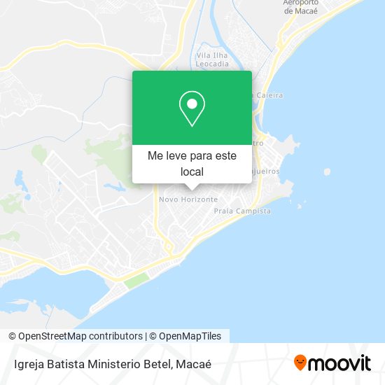 Igreja Batista Ministerio Betel mapa