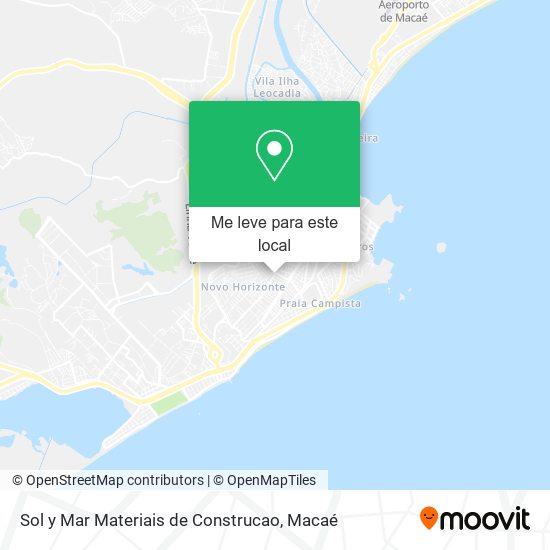 Sol y Mar Materiais de Construcao mapa