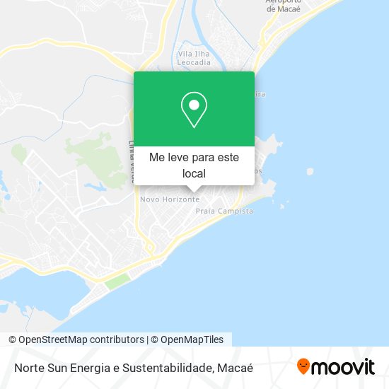 Norte Sun Energia e Sustentabilidade mapa