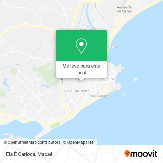 Ela É Carioca mapa