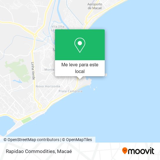 Rapidao Commodities mapa