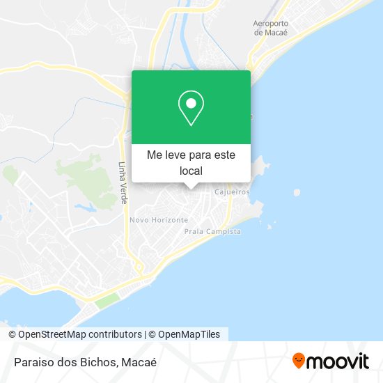 Paraiso dos Bichos mapa