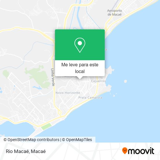 Rio Macaé mapa