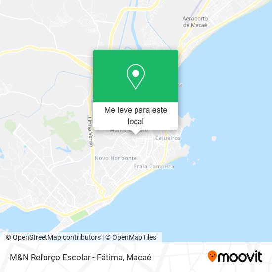 M&N Reforço Escolar - Fátima mapa