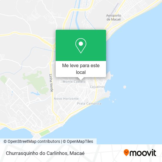 Churrasquinho do Carlinhos mapa