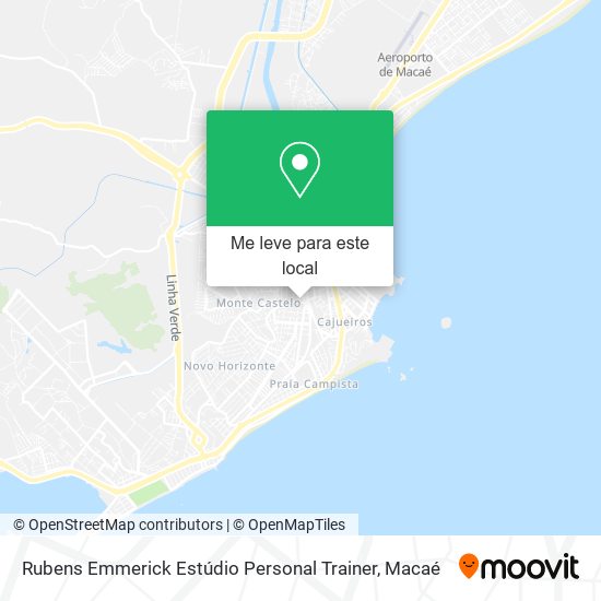 Rubens Emmerick Estúdio Personal Trainer mapa