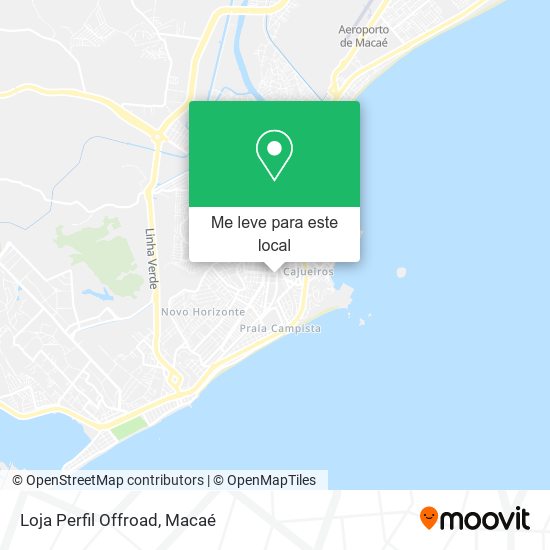 Loja Perfil Offroad mapa