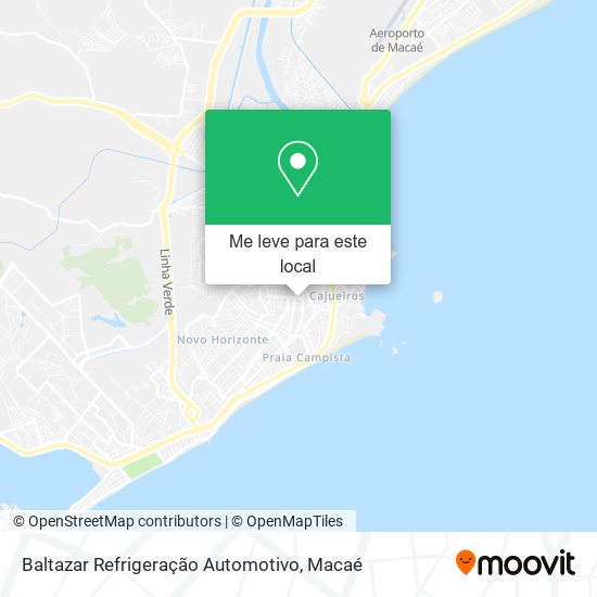 Baltazar Refrigeração Automotivo mapa