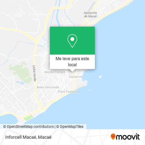 Inforcell Macaé mapa