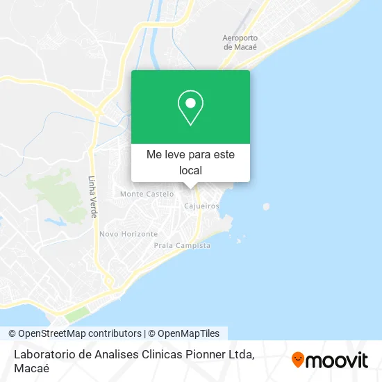 Laboratorio de Analises Clinicas Pionner Ltda mapa