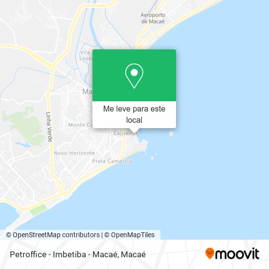 Petroffice - Imbetiba - Macaé mapa