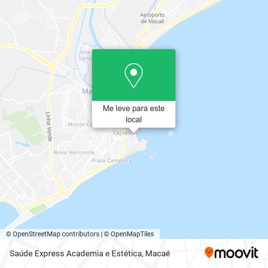 Saúde Express Academia e Estética mapa