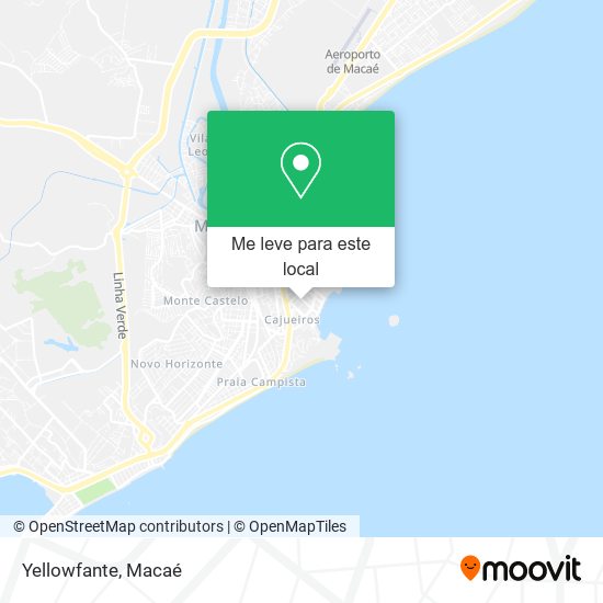 Yellowfante mapa
