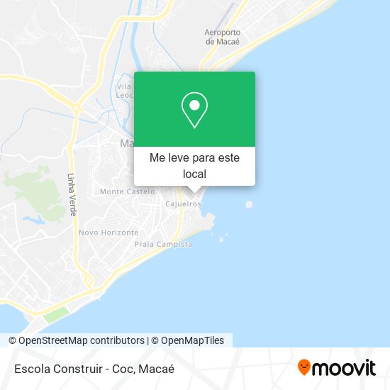 Escola Construir - Coc mapa