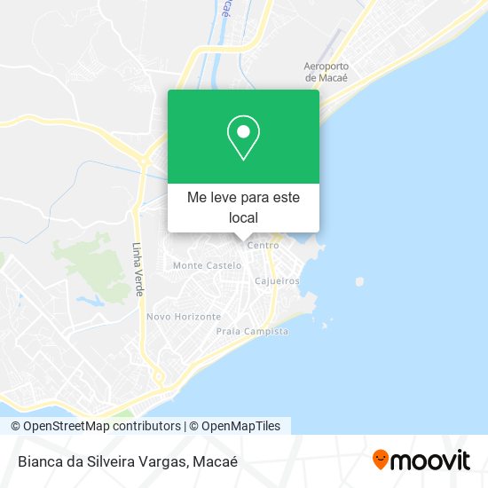 Bianca da Silveira Vargas mapa