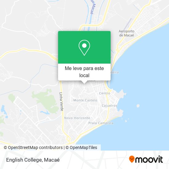 English College mapa