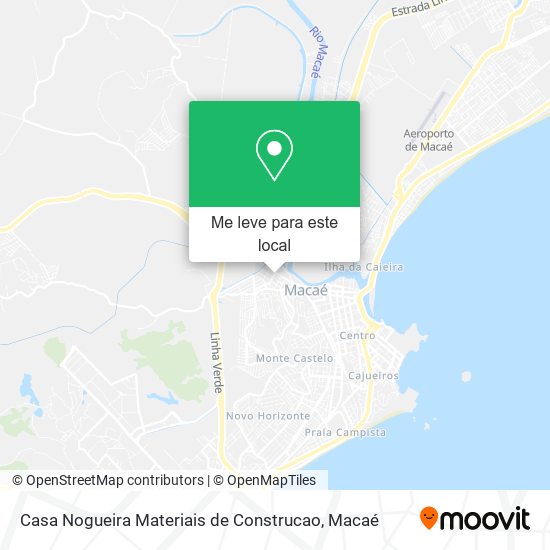 Casa Nogueira Materiais de Construcao mapa