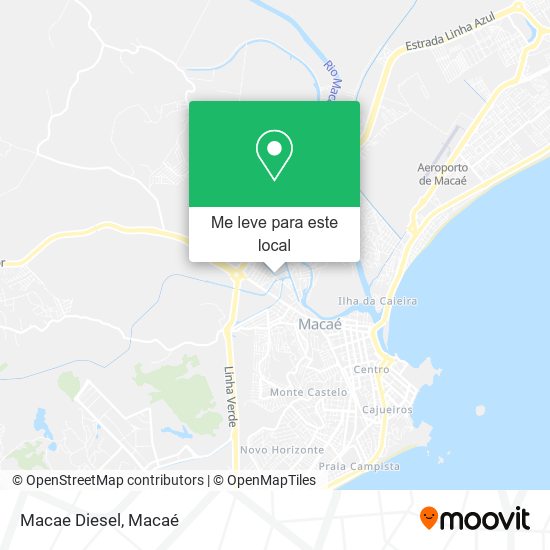 Macae Diesel mapa