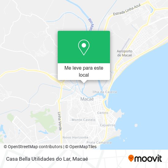 Casa Bella Utilidades do Lar mapa