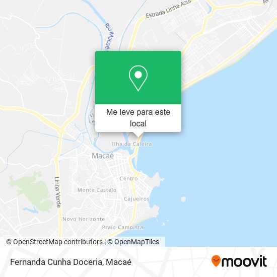Fernanda Cunha Doceria mapa